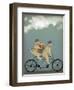 Yellow Labrador Tandem-Fab Funky-Framed Art Print