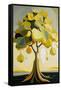 Yellow Lemon Tree-Lea Faucher-Framed Stretched Canvas