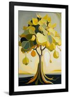 Yellow Lemon Tree-Lea Faucher-Framed Art Print