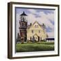 Yellow Lighthouse-Debbi Wetzel-Framed Giclee Print