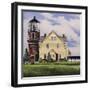 Yellow Lighthouse-Debbi Wetzel-Framed Giclee Print