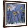 Yellow Lilies and Rose Cloud, C. 1918-Claude Monet-Framed Giclee Print