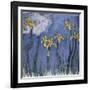 Yellow Lilies and Rose Cloud, C. 1918-Claude Monet-Framed Giclee Print