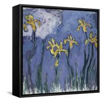 Yellow Lilies and Rose Cloud, C. 1918-Claude Monet-Framed Stretched Canvas