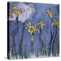 Yellow Lilies and Rose Cloud, C. 1918-Claude Monet-Stretched Canvas