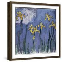 Yellow Lilies and Rose Cloud, C. 1918-Claude Monet-Framed Giclee Print