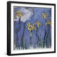 Yellow Lilies and Rose Cloud, C. 1918-Claude Monet-Framed Giclee Print