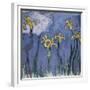 Yellow Lilies and Rose Cloud, C. 1918-Claude Monet-Framed Giclee Print