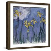 Yellow Lilies and Rose Cloud, C. 1918-Claude Monet-Framed Giclee Print