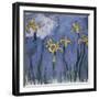 Yellow Lilies and Rose Cloud, C. 1918-Claude Monet-Framed Giclee Print