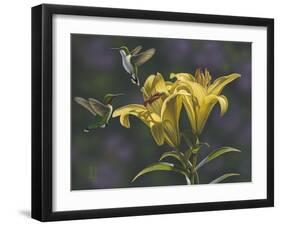 Yellow Lilies-Jeffrey Hoff-Framed Giclee Print