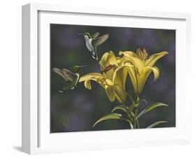 Yellow Lilies-Jeffrey Hoff-Framed Giclee Print