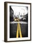 Yellow Lines-Philippe Hugonnard-Framed Giclee Print