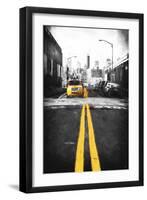 Yellow Lines-Philippe Hugonnard-Framed Giclee Print