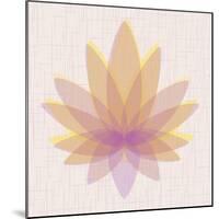 Yellow Lotus-null-Mounted Art Print