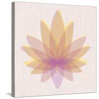 Yellow Lotus-null-Stretched Canvas