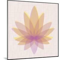 Yellow Lotus-null-Mounted Art Print