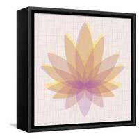 Yellow Lotus-null-Framed Stretched Canvas