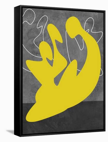 Yellow Lovers-Felix Podgurski-Framed Stretched Canvas