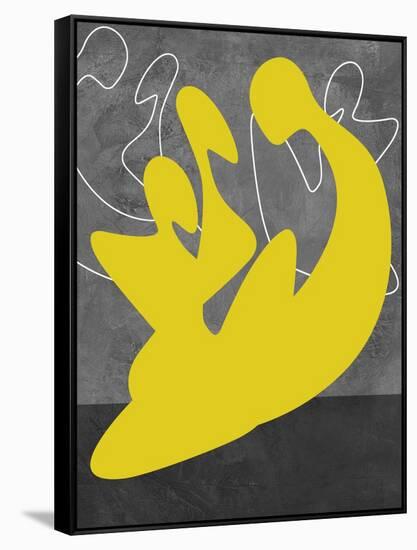 Yellow Lovers-Felix Podgurski-Framed Stretched Canvas