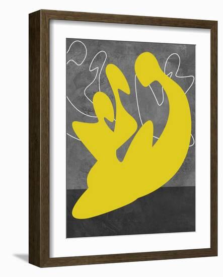 Yellow Lovers-Felix Podgurski-Framed Art Print