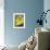 Yellow Lovers-Felix Podgurski-Framed Art Print displayed on a wall