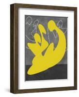 Yellow Lovers-Felix Podgurski-Framed Art Print