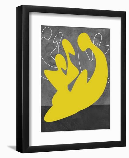 Yellow Lovers-Felix Podgurski-Framed Art Print