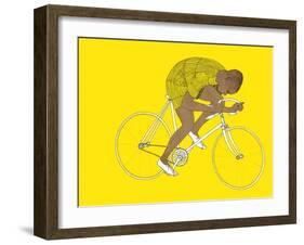 Yellow Major Taylor, 2014-Eliza Southwood-Framed Giclee Print