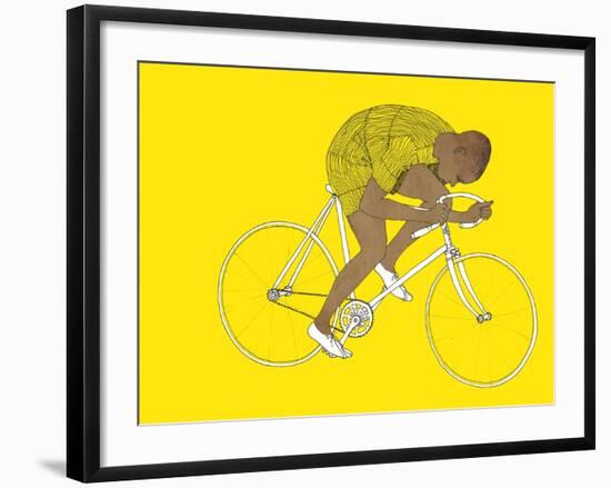 Yellow Major Taylor, 2014-Eliza Southwood-Framed Giclee Print