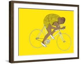 Yellow Major Taylor, 2014-Eliza Southwood-Framed Giclee Print