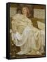 Yellow Marguerites-Albert Joseph Moore-Framed Stretched Canvas