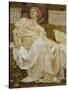 Yellow Marguerites-Albert Joseph Moore-Stretched Canvas