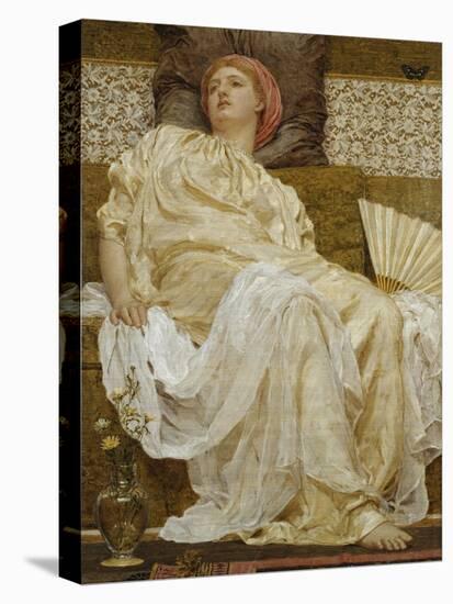 Yellow Marguerites-Albert Joseph Moore-Stretched Canvas