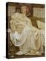 Yellow Marguerites-Albert Joseph Moore-Stretched Canvas