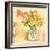 Yellow Mason Jar Bouquet-null-Framed Art Print