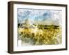 Yellow Meadow-Chamira Young-Framed Art Print
