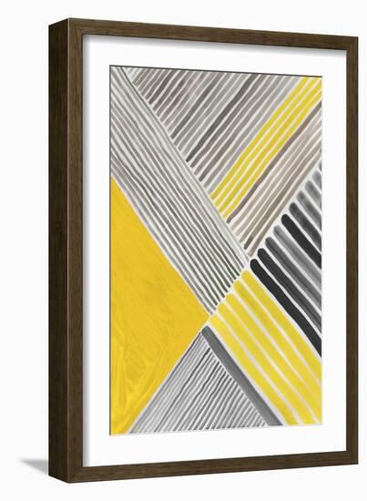 Yellow Mikado II-Tom Reeves-Framed Art Print