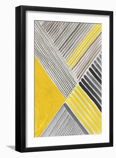 Yellow Mikado II-Tom Reeves-Framed Art Print