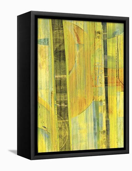 Yellow Mix II-Ricki Mountain-Framed Stretched Canvas