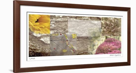 Yellow Mosaic IV-Michelle Joyce-Framed Giclee Print