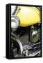 Yellow Motorcycle-Tammy Putman-Framed Stretched Canvas