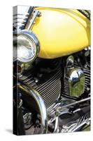 Yellow Motorcycle-Tammy Putman-Stretched Canvas