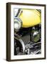 Yellow Motorcycle-Tammy Putman-Framed Photographic Print