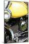 Yellow Motorcycle-Tammy Putman-Mounted Photographic Print