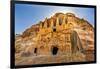 Yellow Obelisk Tomb, Bab el-siq Triclinium, Entrance Into Petra, Jordan-William Perry-Framed Photographic Print