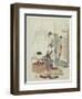 Yellow of Boxwood Comb, C. 1820-Ryuryukyo Shinsai-Framed Giclee Print