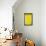 Yellow Old Wooden Door-vilax-Framed Stretched Canvas displayed on a wall