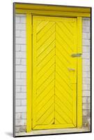 Yellow Old Wooden Door-vilax-Mounted Photographic Print