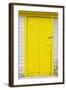 Yellow Old Wooden Door-vilax-Framed Photographic Print